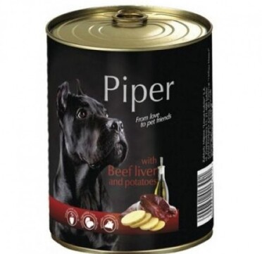 Консерва за куче Piper with beef liver and potatoes - с телешки дроб и картофи - 800гр.